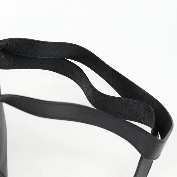 GUCCI Bamboo Backpack Suede Leather Black Gold 003 2058 0016 Auth bs28493 - Picture 11 of 16